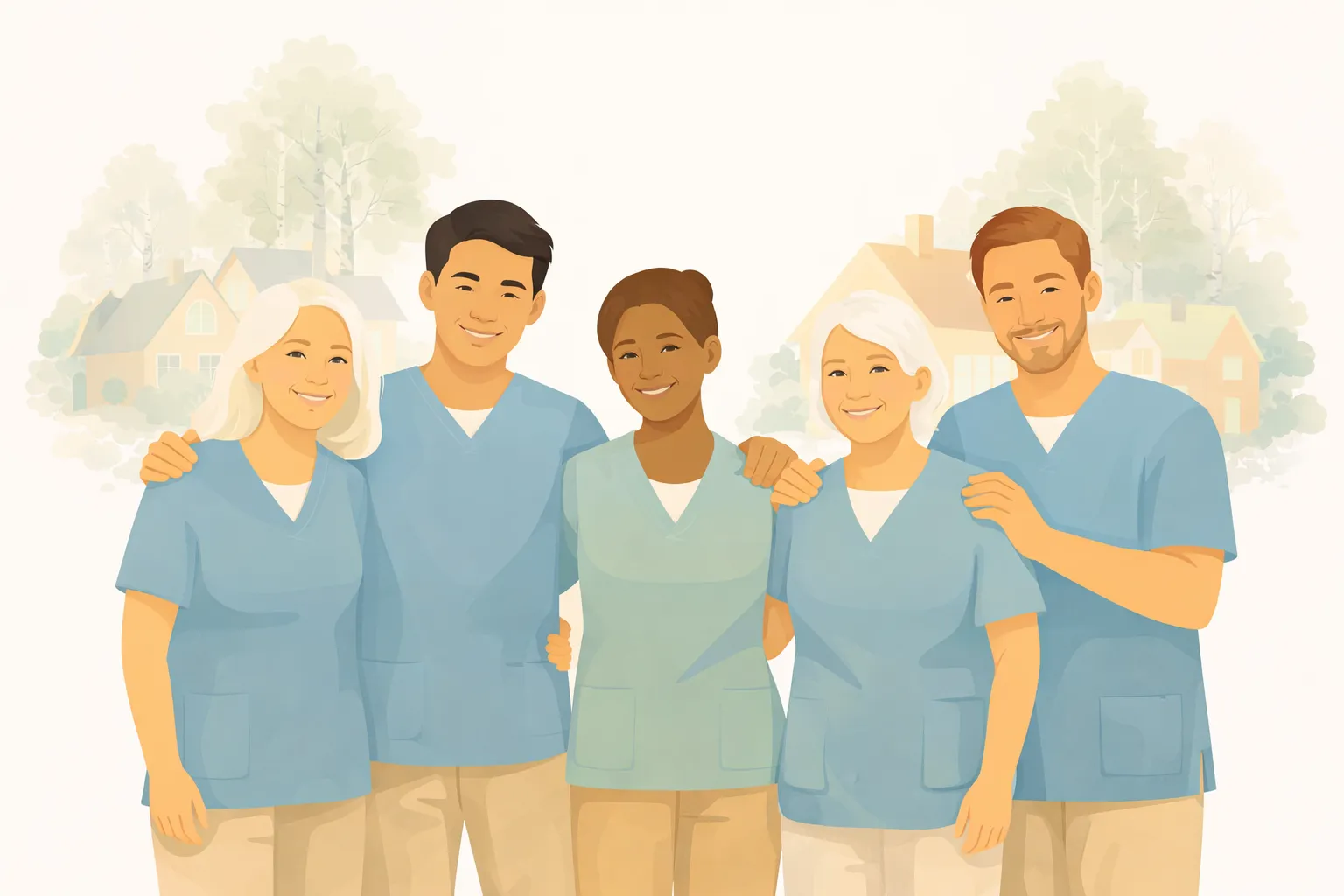 Teamet på Almis Hemtjänst