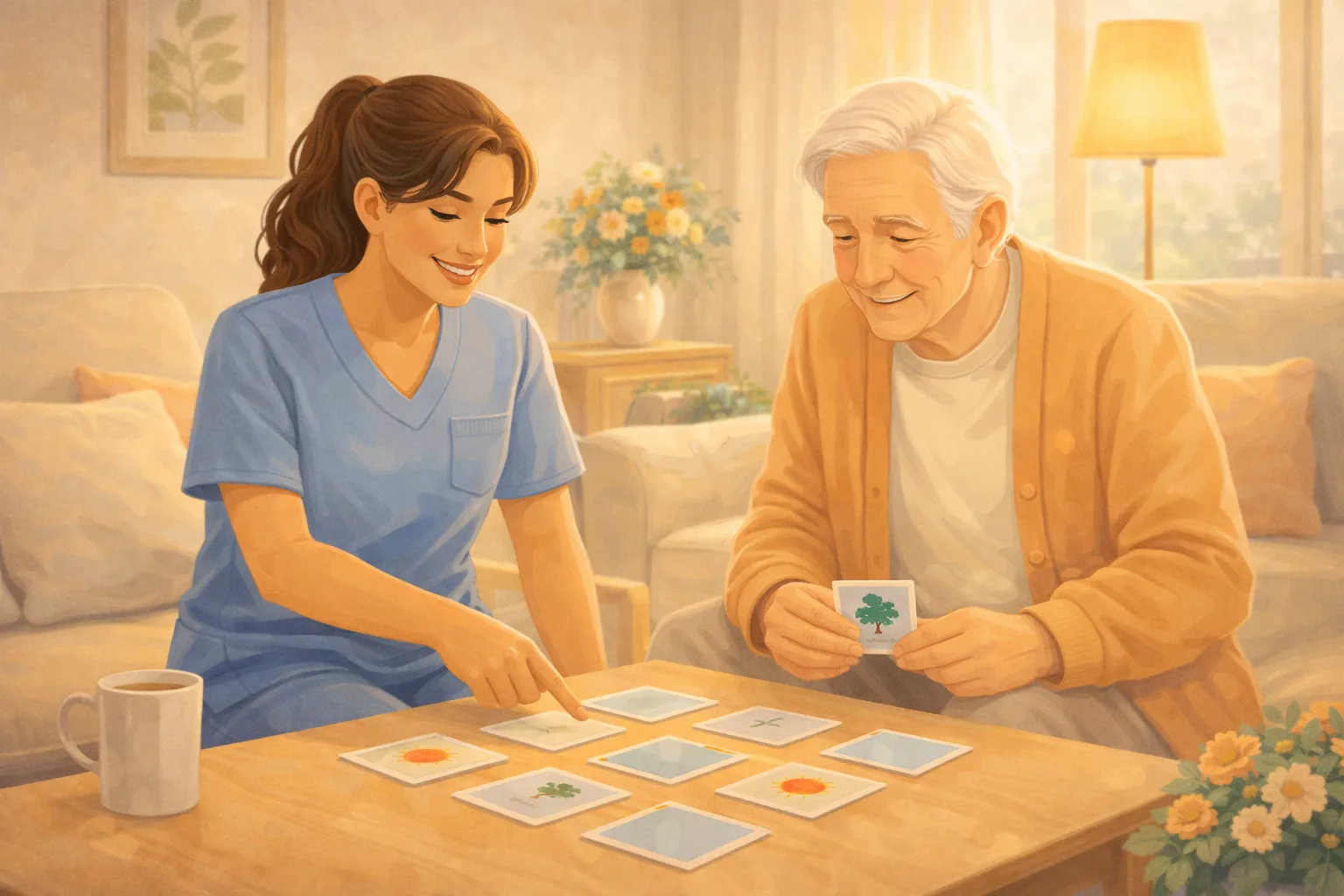 Demensvård med minneskort